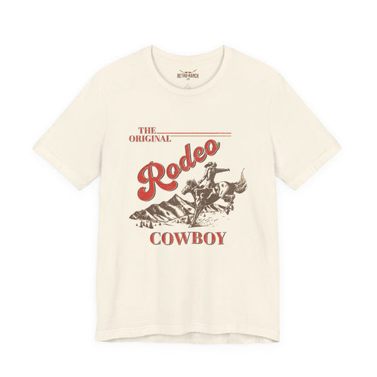 The original rodeo cowboy T-shirt