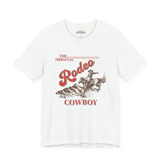 The original rodeo cowboy T-shirt