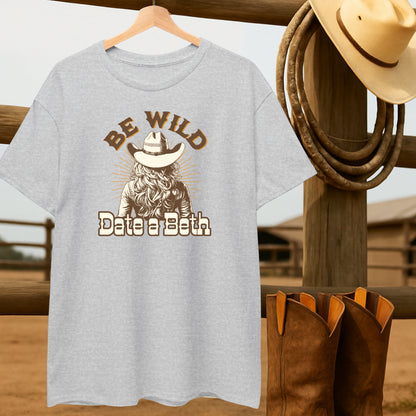 Date a Beth T-shirt-retro-western-americana-vintage-style-T-Shirt-by-Retro-Ranch