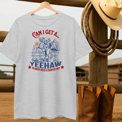 Can I get a Yeehaw T-shirt-retro-western-americana-vintage-style-T-Shirt-by-Retro-Ranch