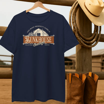 Bunkhouse Cowboys T-shirt-retro-western-americana-vintage-style-T-Shirt-by-Retro-Ranch