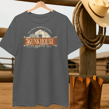 Bunkhouse Cowboys T-shirt-retro-western-americana-vintage-style-T-Shirt-by-Retro-Ranch