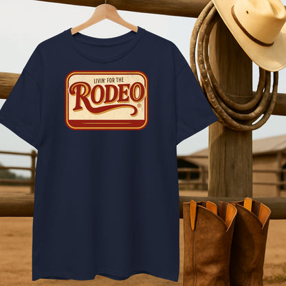 Rodeo T-shirt-retro-western-americana-vintage-style-T-Shirt-by-Retro-Ranch
