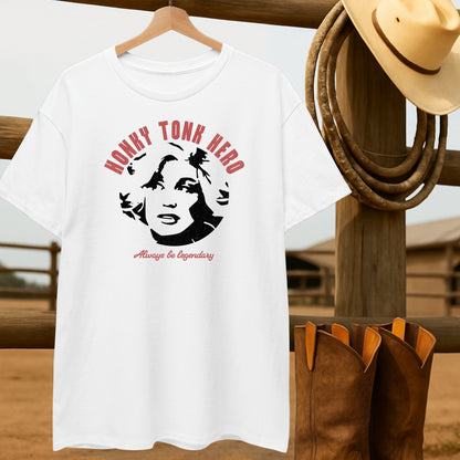 Honky Tonk Hero T-shirt-retro-western-americana-vintage-style-T-Shirt-by-Retro-Ranch