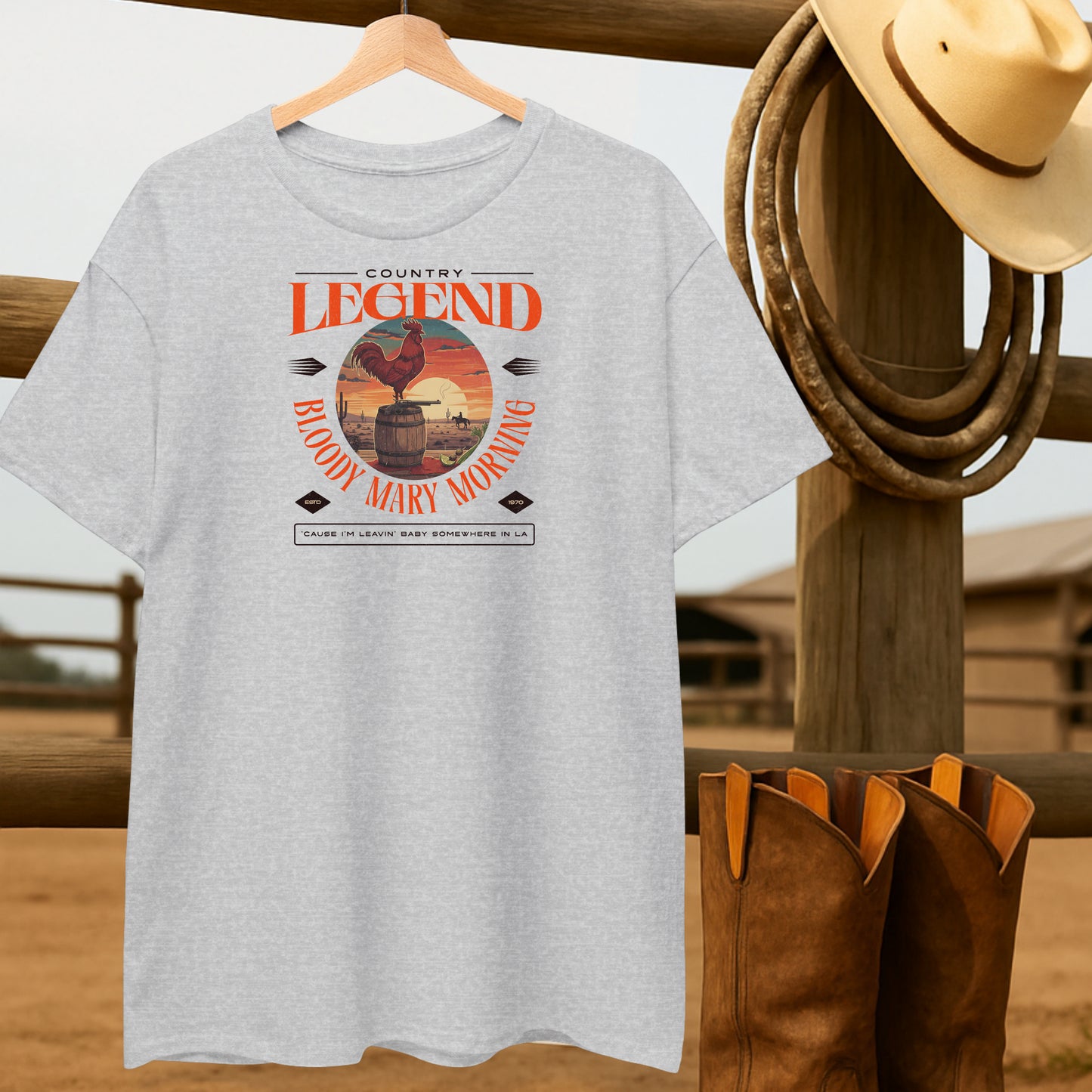 Bloody Mary Morning T-shirt-retro-western-americana-vintage-style-T-Shirt-by-Retro-Ranch