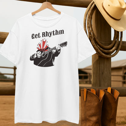 Get Rhythm T-shirt-retro-western-americana-vintage-style-T-Shirt-by-Retro-Ranch
