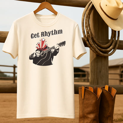 Get Rhythm T-shirt-retro-western-americana-vintage-style-T-Shirt-by-Retro-Ranch