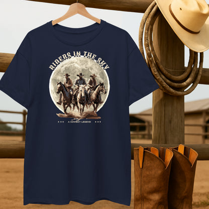 Riders in the Sky T-shirt-retro-western-americana-vintage-style-T-Shirt-by-Retro-Ranch