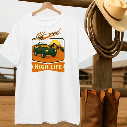 Off-road High Life T-shirt-retro-western-americana-vintage-style-T-Shirt-by-Retro-Ranch
