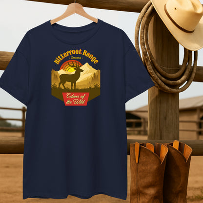 Echoes of the Wild T-shirt-retro-western-americana-vintage-style-T-Shirt-by-Retro-Ranch