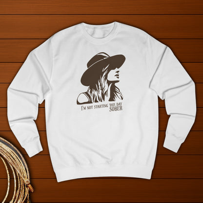 Not starting this day Sober Sweater