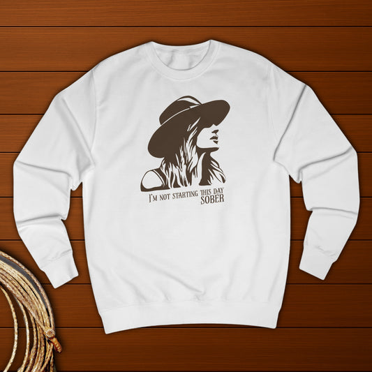Not starting this day Sober Sweater